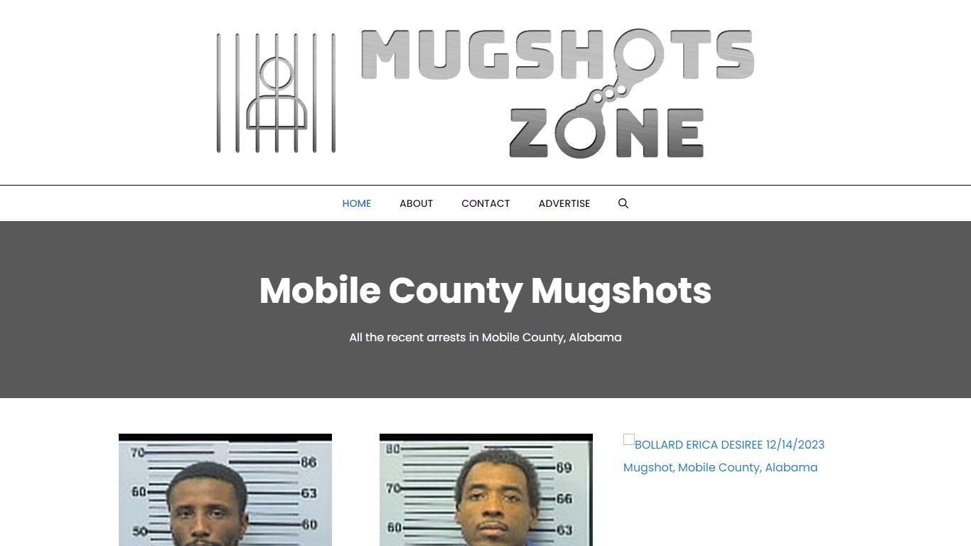 Mobile County Mugshots Zone